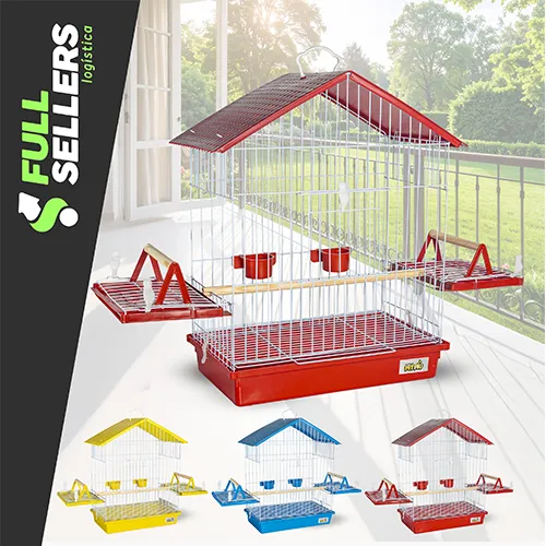 GAIOLA CALOPSITA TETO PLÁSTICO