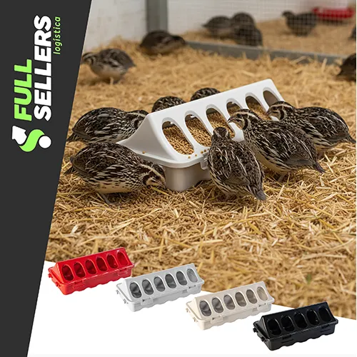 COMEDOURO PARA CODORNA 12 FUROS