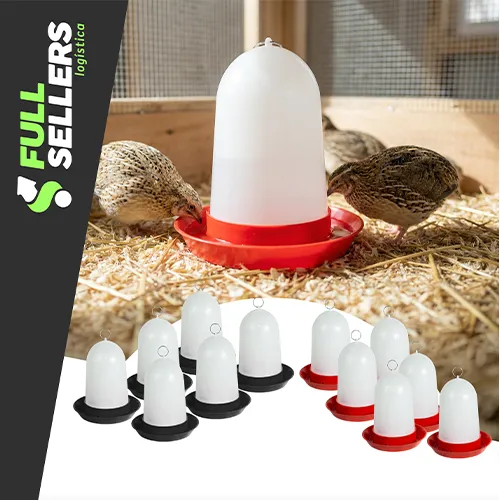 KIT 6 BEBEDOURO DE CODORNA