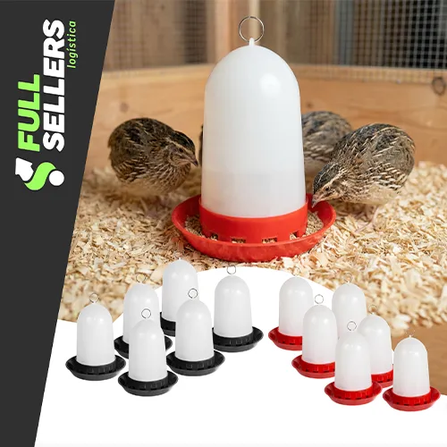 KIT 6 COMEDOUROS DE CODORNA